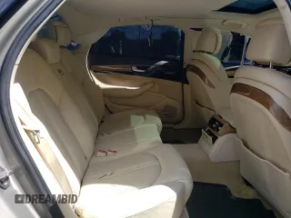 2012 Audi A8 L with VIN WAURVAFD3CN024063, listed as a Copart auction lot 81508834 with 92,002 mi miles and Salvage Title. Bid and sale history available at carsss.com. Image 10.