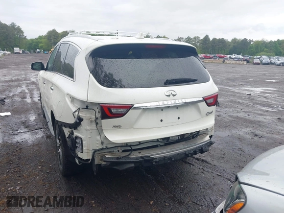 2020 Infiniti QX60 Luxe with VIN 5N1DL0MM7LC547819, listed as a IAAI auction lot 42271117 with 73,253 mi miles and . Bid and sale history available at DreamBid. Image 16.