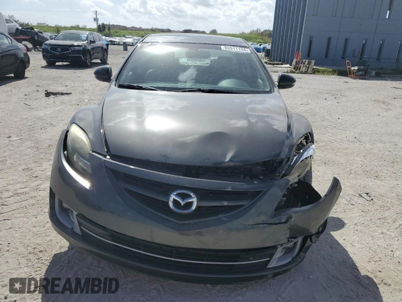 2012 Mazda 6 S Grand Touring with VIN 1YVHZ8CB3C5M01824, listed as a Copart auction lot 80911134 with 53,355 mi miles and Salvage Title. Bid and sale history available at DreamBid. Image 5.