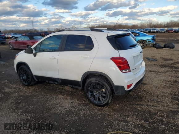 2022 Chevrolet Trax LT with VIN KL7CJPSM9NB557498, listed as a Copart auction lot 47294795 with 22,227 mi miles and Salvage Title. Bid and sale history available at carsss.com. Image 2.