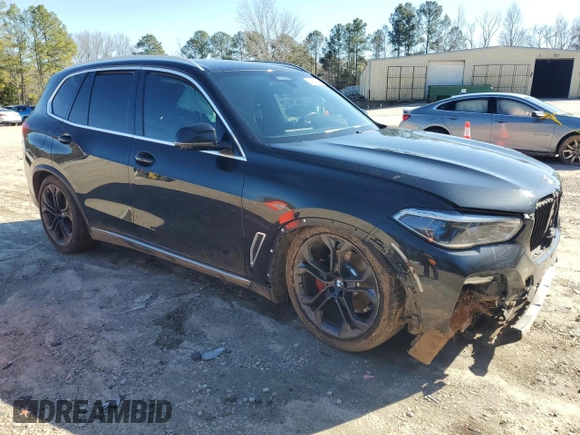 2019 BMW X5 xDrive40i with VIN 5UXCR6C51KLL33952, listed as a Copart auction lot 44620695 with 0 mi miles and Salvage Title. Bid and sale history available at carsss.com. Image 4.