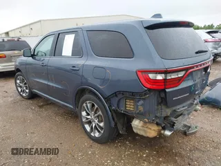 2019 Dodge Durango GT Plus with VIN 1C4RDHDG2KC779596, listed as a IAAI auction lot 42181855 with 149,072 mi miles and . Bid and sale history available at DreamBid. Image 3.