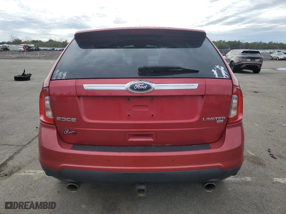 2011 Ford Edge Limited with VIN 2FMDK4KC7BBB40702, listed as a Copart auction lot 51693195 with 187,143 mi miles and Salvage Title. Bid and sale history available at carsss.com. Image 6.