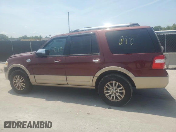 2013 Ford Expedition XLT with VIN 1FMJU1J58DEF21481, listed as a Copart auction lot 57360075 with 143,847 mi miles and Clean title. Bid and sale history available at DreamBid. Image 2.