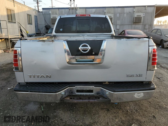 2004 Nissan Titan SE with VIN 1N6AA06A74N547323, listed as a Copart auction lot 41538275 with 220,407 mi miles and Clean Title. Bid and sale history available at carsss.com. Image 6.