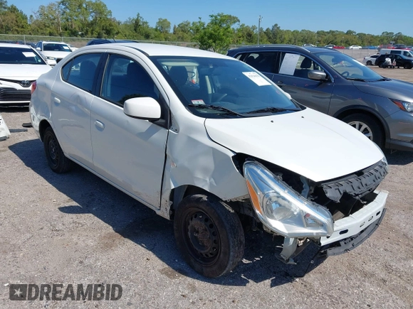 2017 Mitsubishi Mirage ES with VIN ML32F3FJXHHF08536, listed as a IAAI auction lot 42026950 with 91,610 mi miles and . Bid and sale history available at DreamBid. Image 1.