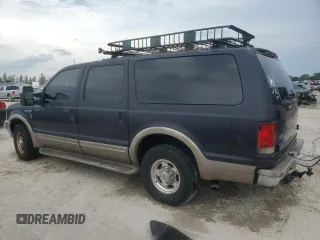 2001 Ford Excursion Limited с VIN 1FMNU42S31EA08657, выставлен на аукционе Copart как лот 50562055 с пробегом 246 979 миль миль и Чистый • Clean title. История ставок и продаж доступна на DreamBid. Изображение 2.