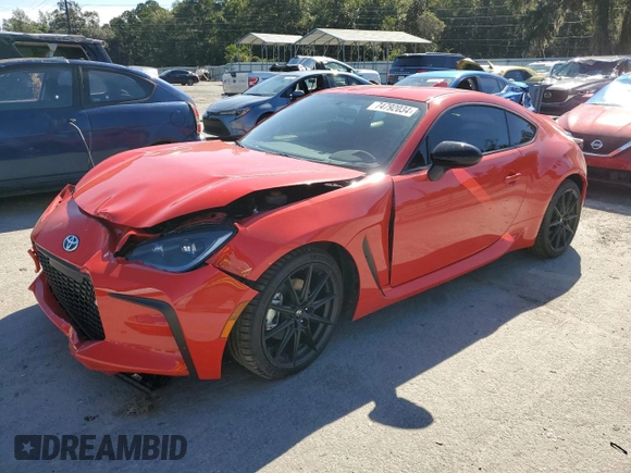2024 Toyota GR86 Premium with VIN JF1ZNBE10R9759624, listed as a Copart auction lot 74792034 with 3,798 mi miles and Salvage Title. Bid and sale history available at carsss.com. Image 1.