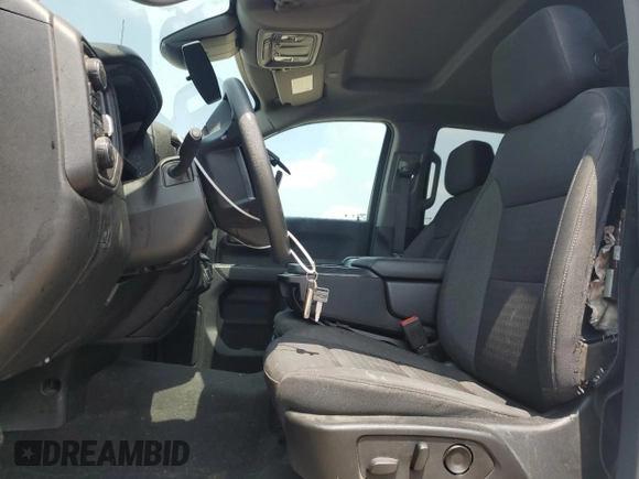2022 Chevrolet Silverado 1500 Custom with VIN 1GCPDBEK5NZ569941, listed as a Copart auction lot 51241085 with 17,191 mi miles and Salvage Title. Bid and sale history available at carsss.com. Image 7.