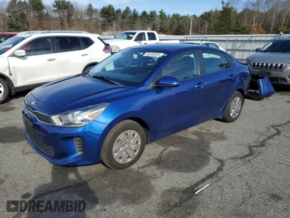 2020 Kia Rio S with VIN 3KPA24AD1LE260040, listed as a Copart auction lot 50292065 with 65,156 mi miles and Salvage Title. Bid and sale history available at DreamBid. Image 1.