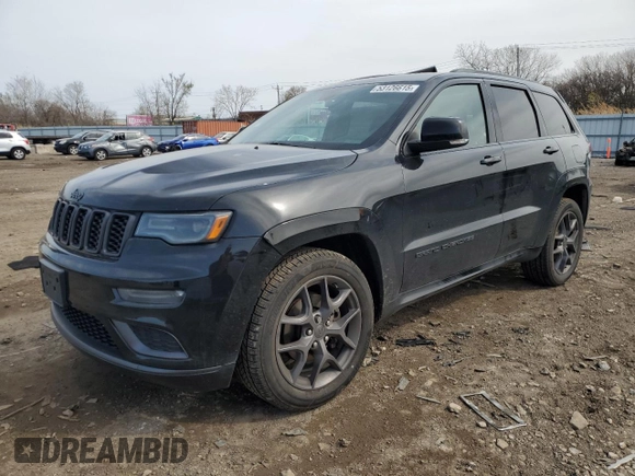 2020 Jeep Grand Cherokee Limited X z VIN 1C4RJFBG3LC262759, wystawiony jako Copart lot #53126615 z przebiegiem 59 651 mil mil oraz Szkoda całkowita • Salvage title. Historia ofert i sprzedaży dostępna na DreamBid. Obrazek 1.