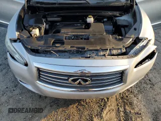 2013 Infiniti JX35 with VIN 5N1AL0MM5DC332332, listed as a Copart auction lot 75879244 with 159,209 mi miles and Salvage Title. Bid and sale history available at carsss.com. Image 12.