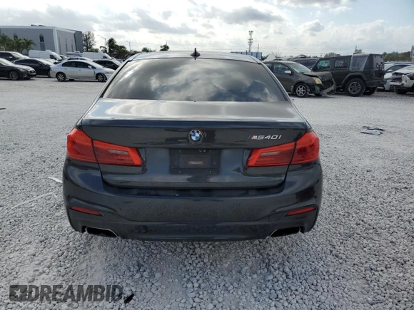 2017 BMW 5 Series 540i with VIN WBAJE5C39HG915941, listed as a Copart auction lot 49083145 with 85,511 mi miles and Salvage Title. Bid and sale history available at carsss.com. Image 6.