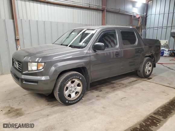 2007 Honda Ridgeline RT with VIN 2HJYK16207H521622, listed as a Copart auction lot 48845295 with 124,704 mi miles and Salvage Title. Bid and sale history available at carsss.com. Image 1.