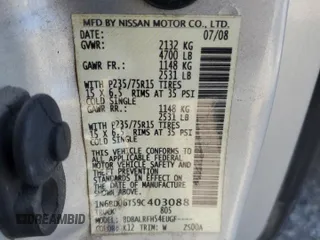 2009 Nissan Frontier SE with VIN 1N6BD06T59C403088, listed as a Copart auction lot 82567274 with 101,255 mi miles and Salvage title. Bid and sale history available at DreamBid. Image 13.