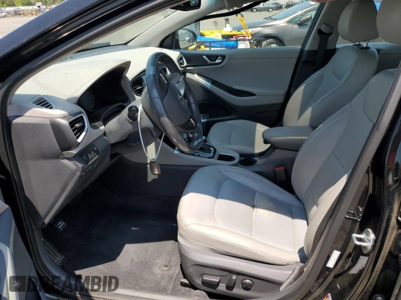 2017 Hyundai Ioniq Limited z VIN KMHC85LC4HU021247, wystawiony jako Copart lot #59724515 z przebiegiem Nie podano mil oraz Szkoda całkowita • Salvage title. Historia ofert i sprzedaży dostępna na DreamBid. Obrazek 7.