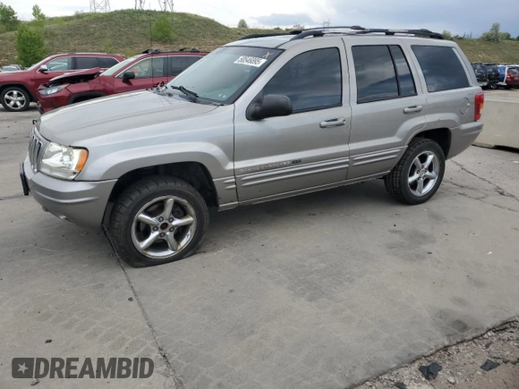 2001 Jeep Grand Cherokee Limited with VIN 1J4GW58N91C653866, listed as a Copart auction lot 58546895 with 159,661 mi miles and Salvage title. Bid and sale history available at DreamBid. Image 1.