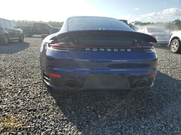 2021 Porsche 911 Carrera with VIN WP0AA2A97MS206873, listed as a Copart auction lot 77359214 with 1,036 mi miles and Salvage Title. Bid and sale history available at carsss.com. Image 6.