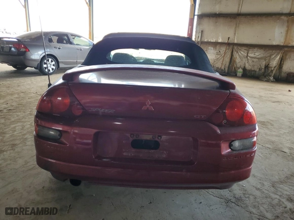 2001 Mitsubishi Eclipse GT with VIN 4A3AE85H11E204181, listed as a Copart auction lot 53400325 with 173,977 mi miles and Clean Title. Bid and sale history available at carsss.com. Image 6.
