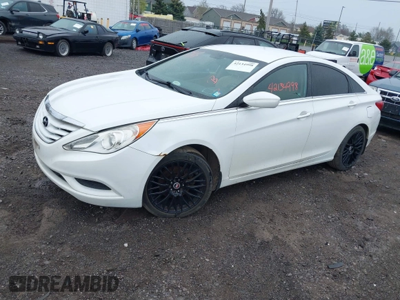2011 Hyundai Sonata GLS with VIN 5NPEB4AC3BH100602, listed as a IAAI auction lot 42134998 with 205,102 mi miles. Bid and sale history available at carsss.com. Image 2.