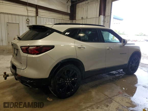 2019 Chevrolet Blazer RS with VIN 3GNKBJRS7KS655188, listed as a Copart auction lot 58039685 with 102,148 mi miles and Non repairable. Bid and sale history available at DreamBid. Image 3.