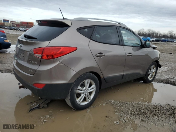 2011 Hyundai Tucson Limited with VIN KM8JUCAC0BU249098, listed as a Copart auction lot 85068134 with 0 mi miles and Salvage Title. Bid and sale history available at carsss.com. Image 3.