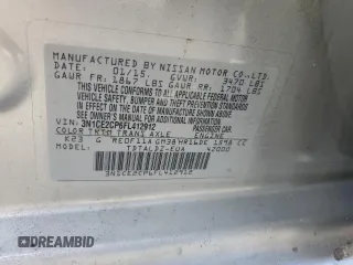 2015 Nissan Note S Plus с VIN 3N1CE2CP6FL412912, выставлен на аукционе Copart как лот 78463554 с пробегом 163 269 миль миль и Чистый • Clean title. История ставок и продаж доступна на DreamBid. Изображение 12.
