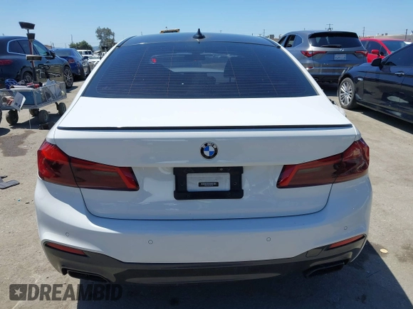 2020 BMW 5 Series M550i xDrive with VIN WBAJS7C0XLCD42738, listed as a IAAI auction lot 42326945 with 50,046 mi miles and . Bid and sale history available at DreamBid. Image 16.