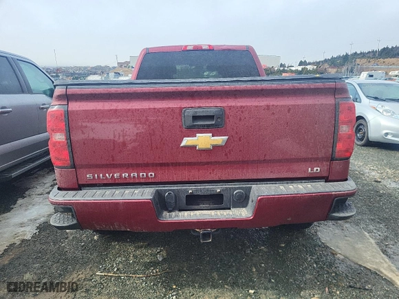 2019 Chevrolet Silverado 1500 LD LT with VIN 2GCVKPEC7K1133261, listed as a Copart auction lot 46862085 with 95,784 mi miles and Salvage Title. Bid and sale history available at carsss.com. Image 6.