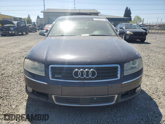 2005 Audi A8 4.2L z VIN WAULL44E55N009656, wystawiony jako Copart lot #51908155 z przebiegiem 133 848 mil mil oraz Szkoda całkowita • Salvage title. Historia ofert i sprzedaży dostępna na DreamBid. Obrazek 5.