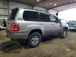 1999 Toyota Land Cruiser with VIN JT3HT05J2X0049288, listed as a Copart auction lot 42304455 with 255,285 mi miles and Salvage Title. Bid and sale history available at carsss.com. Image 3.