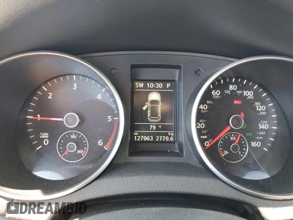 2014 Volkswagen Jetta SportWagen TDI w/Sunroof & Nav with VIN 3VWPL7AJ7EM605236, listed as a Copart auction lot 67963694 with 127,063 mi miles and Salvage Title. Bid and sale history available at carsss.com. Image 9.
