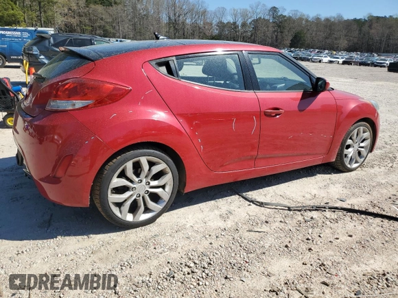 2013 Hyundai Veloster w/Gray Int with VIN KMHTC6AD4DU132794, listed as a Copart auction lot 50352345 with 141,712 mi miles and Salvage Title. Bid and sale history available at carsss.com. Image 3.