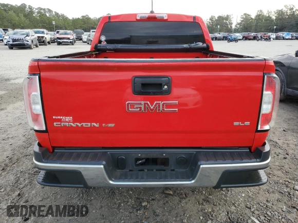 2018 GMC Canyon 4WD All Terrain w/Cloth with VIN 1GTG6CEN1J1133803, listed as a Copart auction lot 80423834 with 0 mi miles and Salvage Title. Bid and sale history available at carsss.com. Image 6.