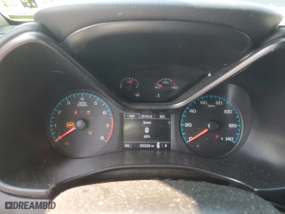 2015 Chevrolet Colorado 4WD LT with VIN 1GCGTBE30F1233724, listed as a Copart auction lot 67185504 with 205,229 mi miles and Salvage Title. Bid and sale history available at carsss.com. Image 9.