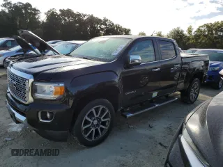2017 GMC Canyon 4WD Denali with VIN 1GTG6EEN2H1307156, listed as a Copart auction lot 76653224 with 114,406 mi miles and Salvage Title. Bid and sale history available at carsss.com. Image 1.