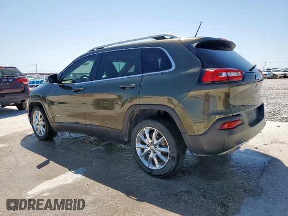 2015 Jeep Cherokee Limited with VIN 1C4PJLDB3FW572761, listed as a Copart auction lot 52529045 with 101,302 mi miles and Salvage Title. Bid and sale history available at DreamBid. Image 2.