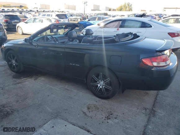 2001 Toyota Camry Solara SE with VIN 2T1FF28P91C517522, listed as a Copart auction lot 82712704 with 109,747 mi miles and Salvage Title. Bid and sale history available at carsss.com. Image 2.