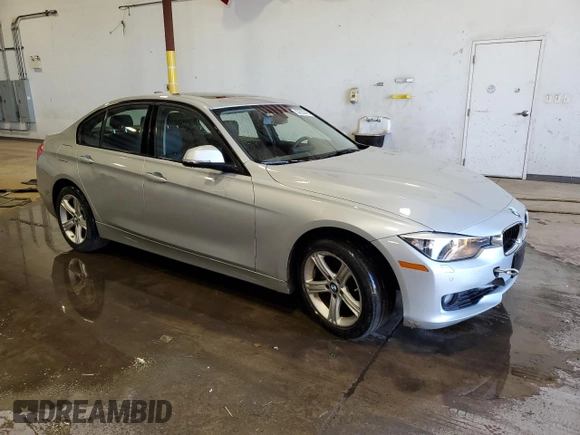 2015 BMW 3 Series 328i xDrive with VIN WBA3B5C5XFF962062, listed as a Copart auction lot 53622495 with 61,575 mi miles and Salvage Title. Bid and sale history available at carsss.com. Image 4.