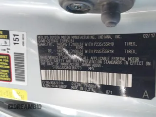 2017 Toyota Sienna with VIN 5TDDZ3DC9HS164773, listed as a IAAI auction lot 41811899 with 100,301 mi miles and . Bid and sale history available at DreamBid. Image 9.