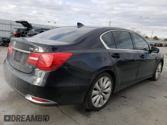 2016 Acura RLX Hybrid Advance with VIN JH4KC2F90GC000329, listed as a Copart auction lot 44647055 with 80,742 mi miles and Salvage Title. Bid and sale history available at carsss.com. Image 3.