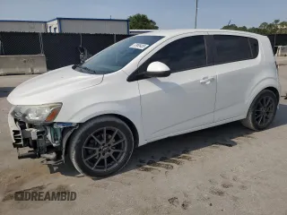 2018 Chevrolet Sonic LT with VIN 1G1JG6SH6J4106770, listed as a Copart auction lot 57965405 with 141,268 mi miles and Salvage title. Bid and sale history available at DreamBid. Image 1.