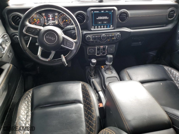 2022 Jeep Gladiator Overland with VIN 1C6HJTFG2NL129862, listed as a Copart auction lot 86254394 with 98,151 mi miles and Salvage Title. Bid and sale history available at carsss.com. Image 15.
