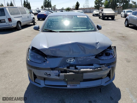 2023 Hyundai IONIQ 6 SEL with VIN KMHM34AA4PA046468, listed as a Copart auction lot 68434924 with NaN miles and Salvage Title. Bid and sale history available at carsss.com. Image 5.
