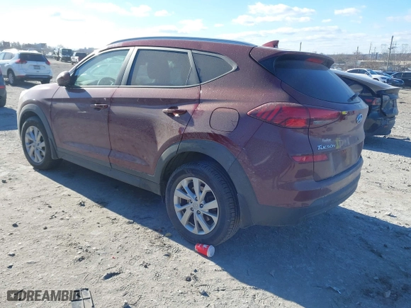 2020 Hyundai Tucson Value with VIN KM8J3CA42LU149811, listed as a IAAI auction lot 41642255 with 60,936 mi miles. Bid and sale history available at carsss.com. Image 3.
