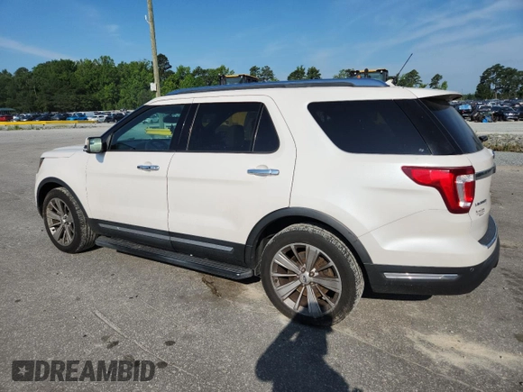 2018 Ford Explorer Limited with VIN 1FM5K7FH5JGA76324, listed as a Copart auction lot 60721195 with 205,423 mi miles and Salvage title. Bid and sale history available at DreamBid. Image 2.