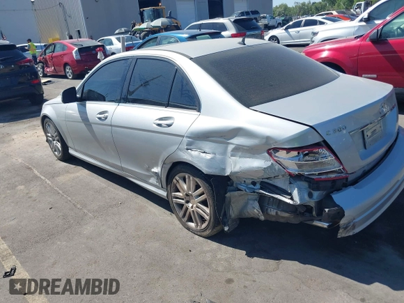 2009 Mercedes-Benz C 300 Sport with VIN WDDGF54X09R068671, listed as a IAAI auction lot 42533482 with 180,354 mi miles and . Bid and sale history available at DreamBid. Image 3.