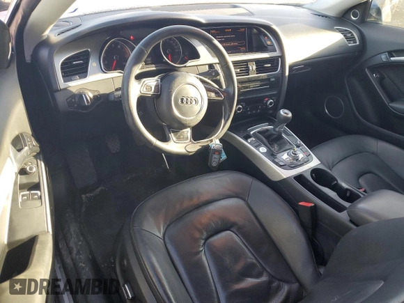 2013 Audi A5 Premium Plus with VIN WAURFAFRXDA080843, listed as a Copart auction lot 84456884 with 118,900 mi miles and Salvage title. Bid and sale history available at DreamBid. Image 8.