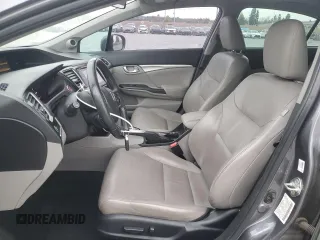2015 Honda Civic Sedan EX-L with VIN 2HGFB2F9XFH528723, listed as a Copart auction lot 45241585 with 190,630 mi miles and Salvage Title. Bid and sale history available at carsss.com. Image 7.