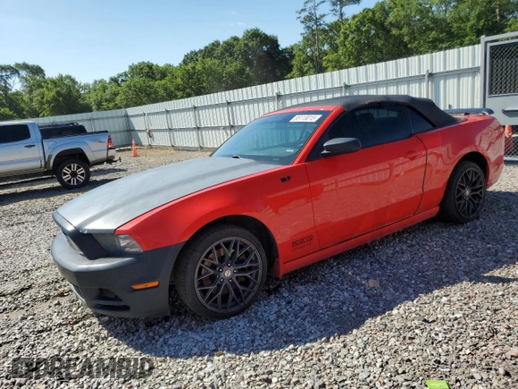 2013 Ford Mustang V6 with VIN 1ZVBP8EM4D5280445, listed as a Copart auction lot 55115015 with 191,611 mi miles and Salvage title. Bid and sale history available at DreamBid. Image 1.